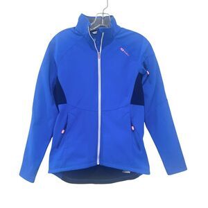Sugoi Women's Firewall 220 zip jacket blue size medium